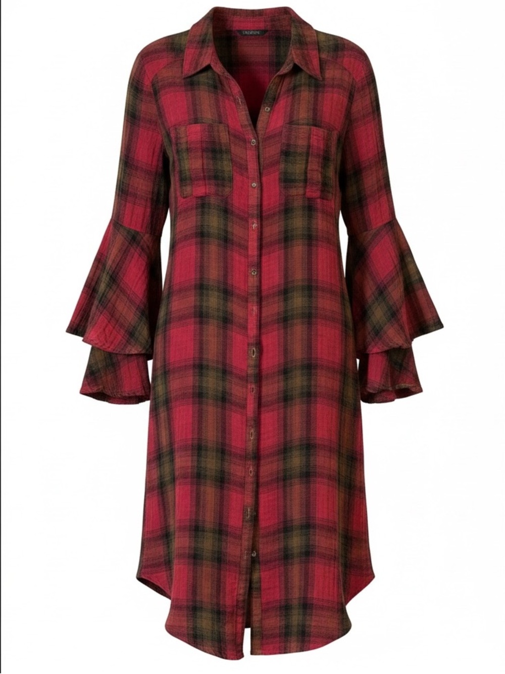 Aratta flannel shirt dress